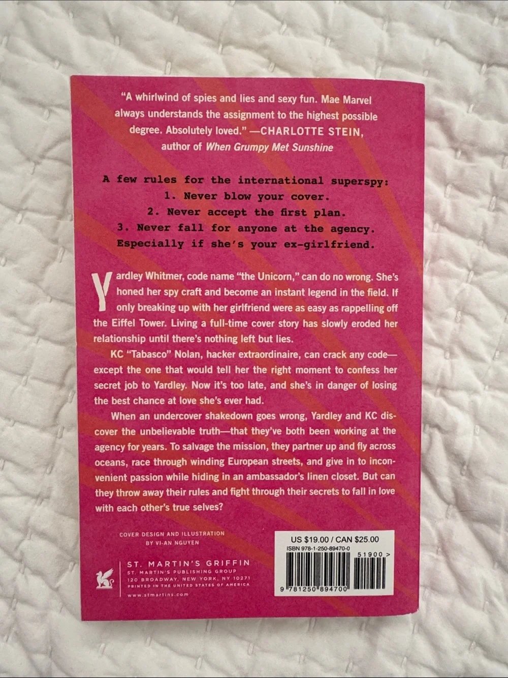 If I Told You, I'd Have to Kiss You — Pink Paperback Novel by